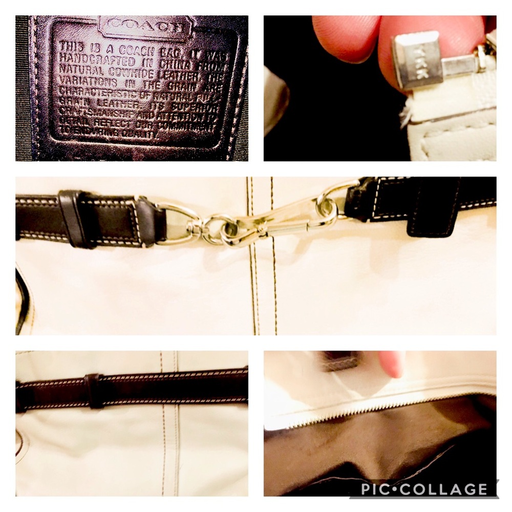 Coach tan/ beige handbag